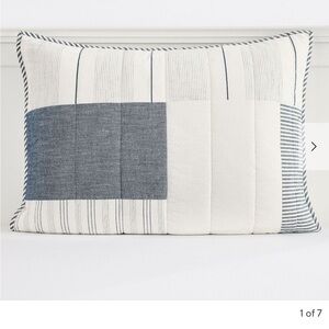 Pottery Barn Teen River Stripe Patchwork Shams